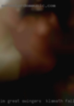 Im swingers in Klamath Falls, OR great with electronics.